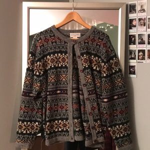 100% Wool cardigan